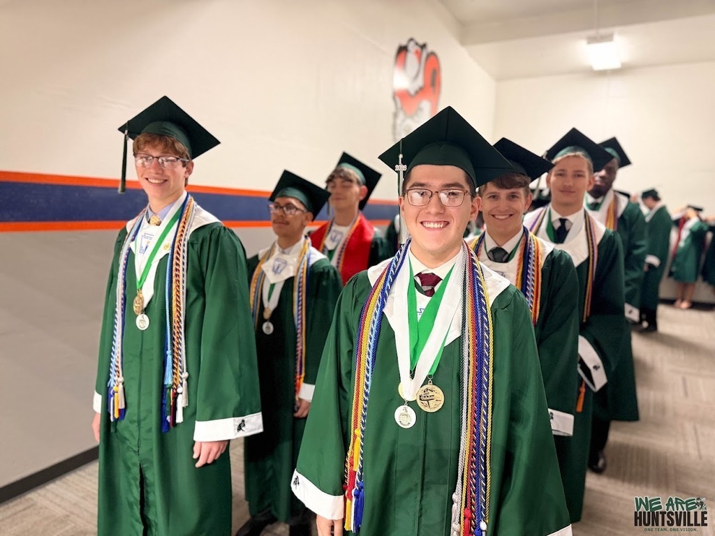grads lining up