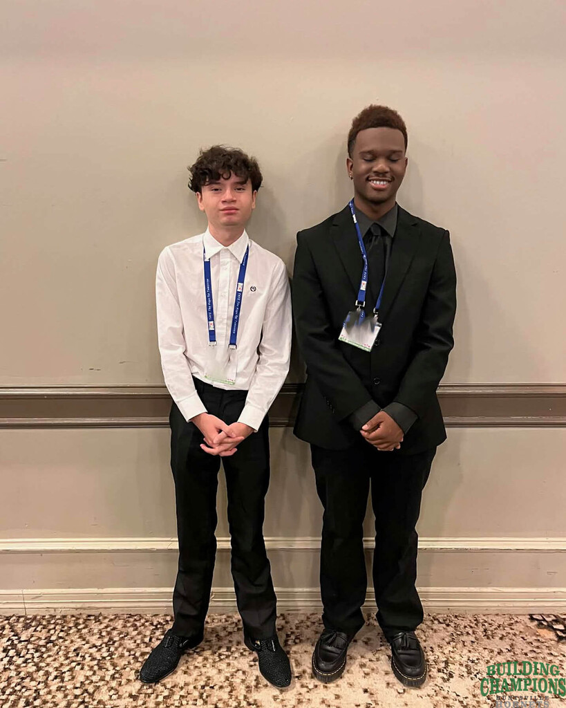 Two winning boys