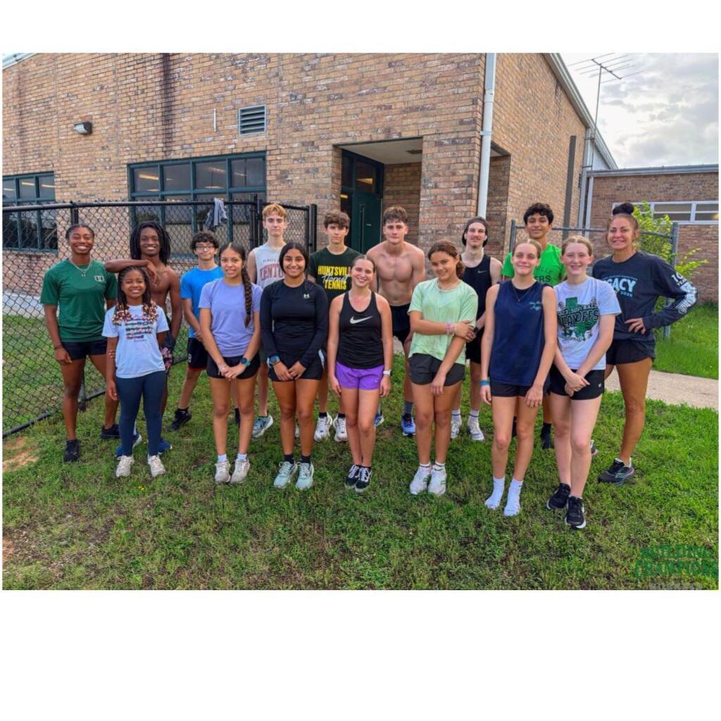 Group of student runners