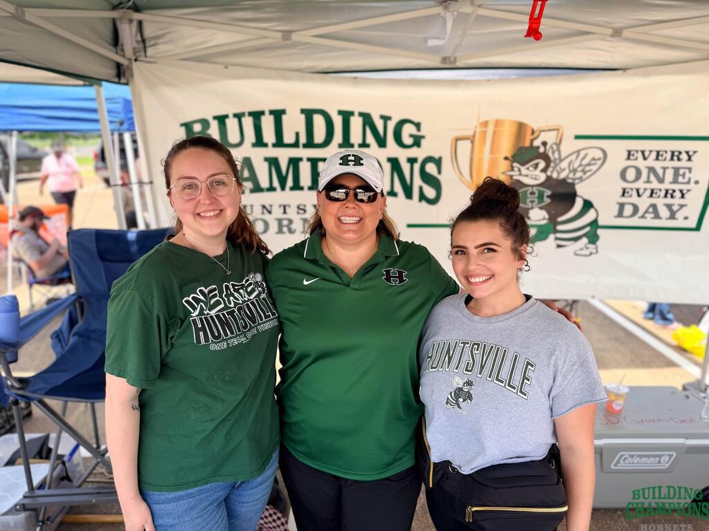 three ladies that organized it