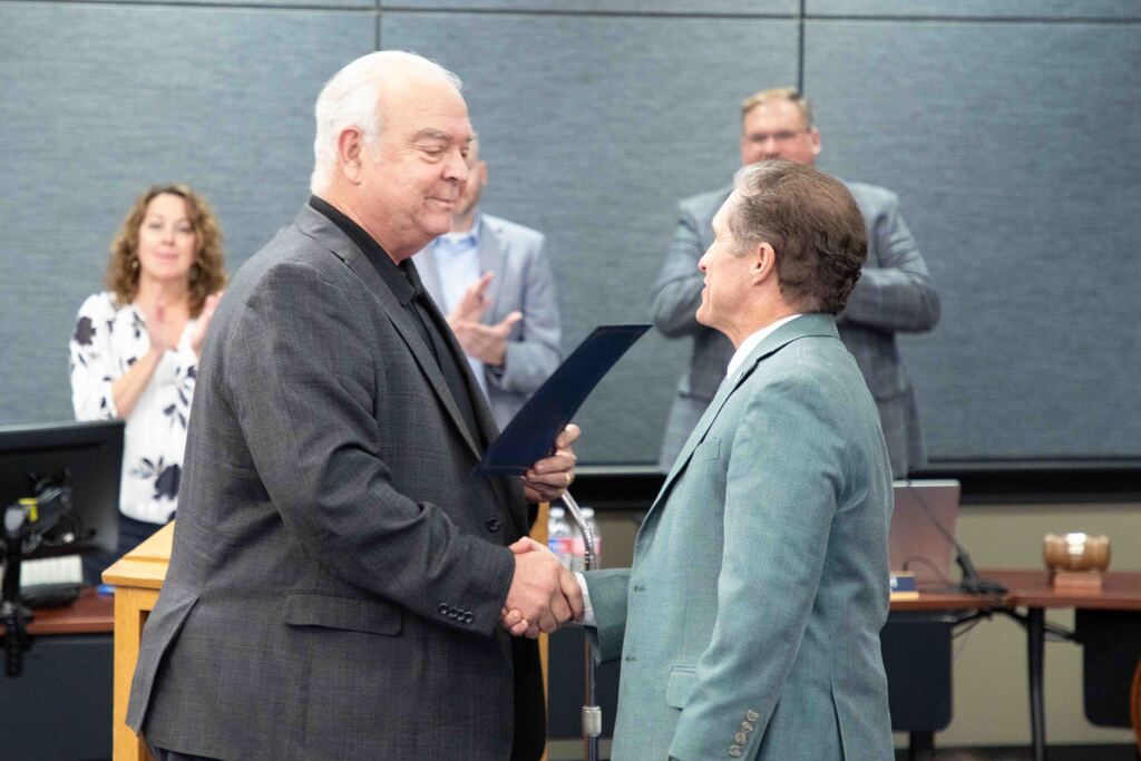 Dr. Sheppard Recognized at City Council Meeting