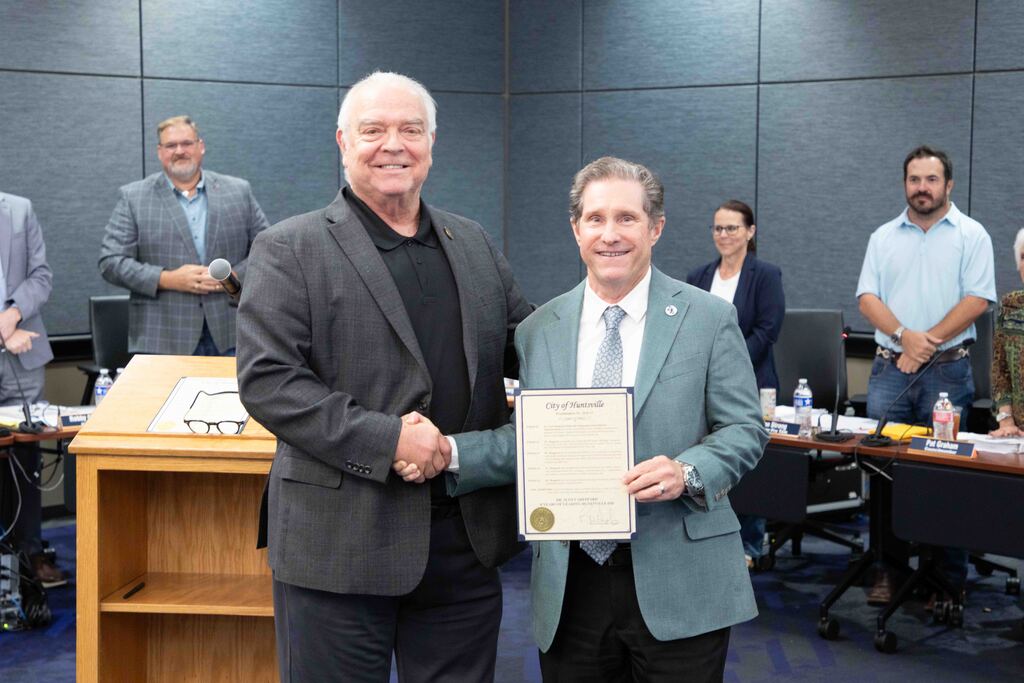 Dr. Sheppard Recognized at City Council Meeting