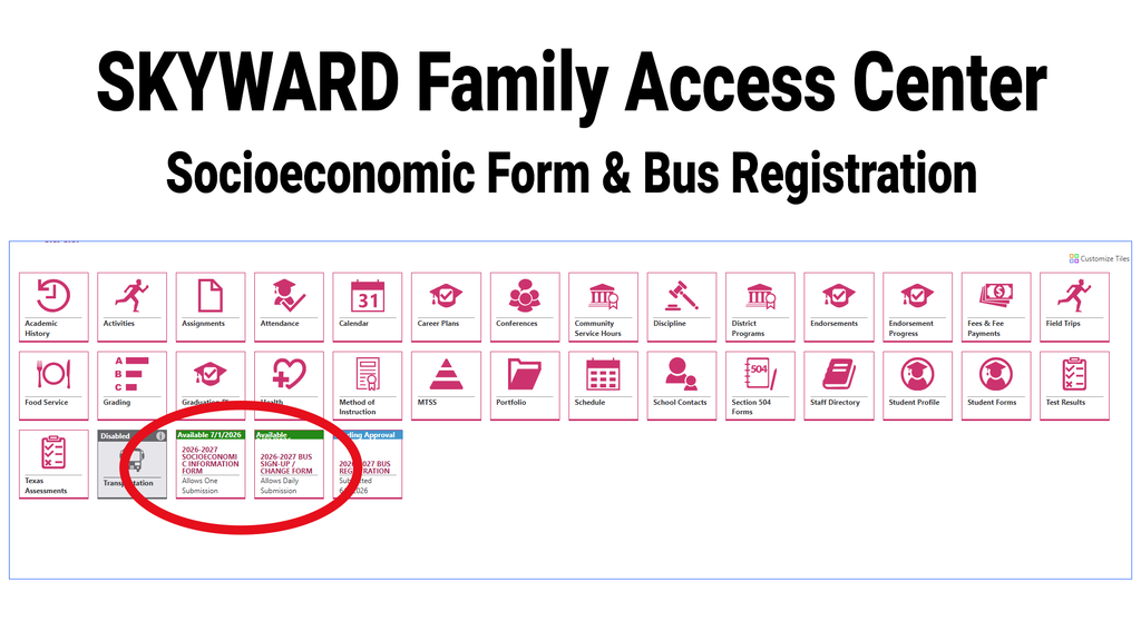 Socioeconomic and Bus Registration