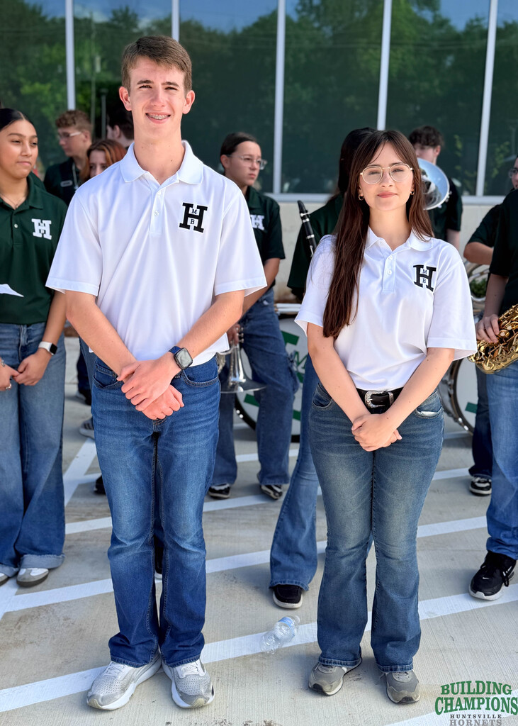 The new drum majors