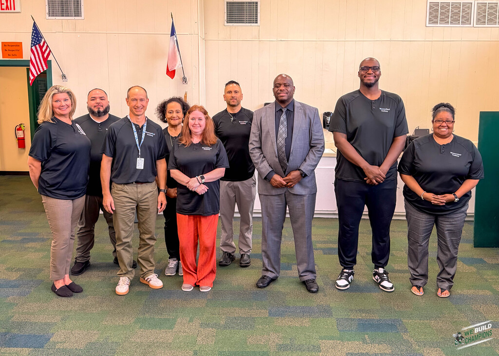 Hornet Success Academy Staff Photo with Mr. Fanning