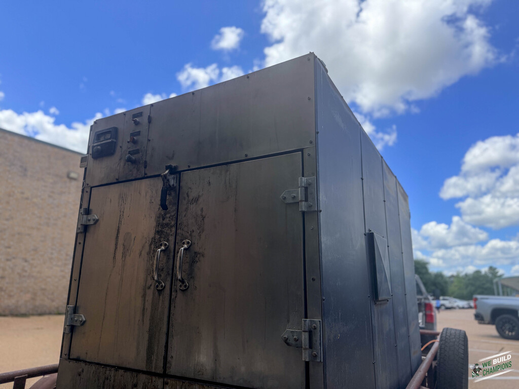 The huge smoker they pulled