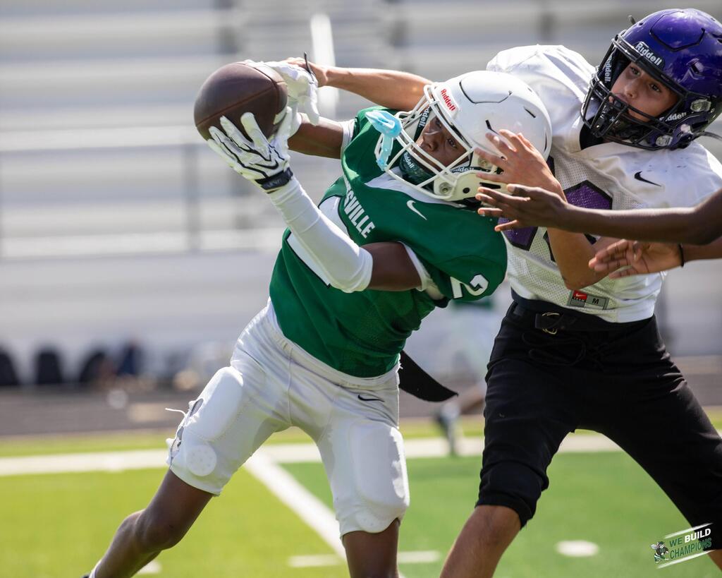 reaching in for a catch