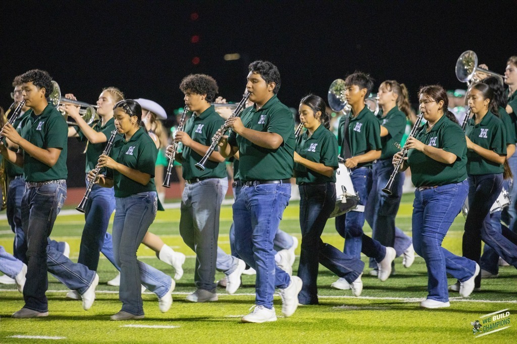 band performing half time show