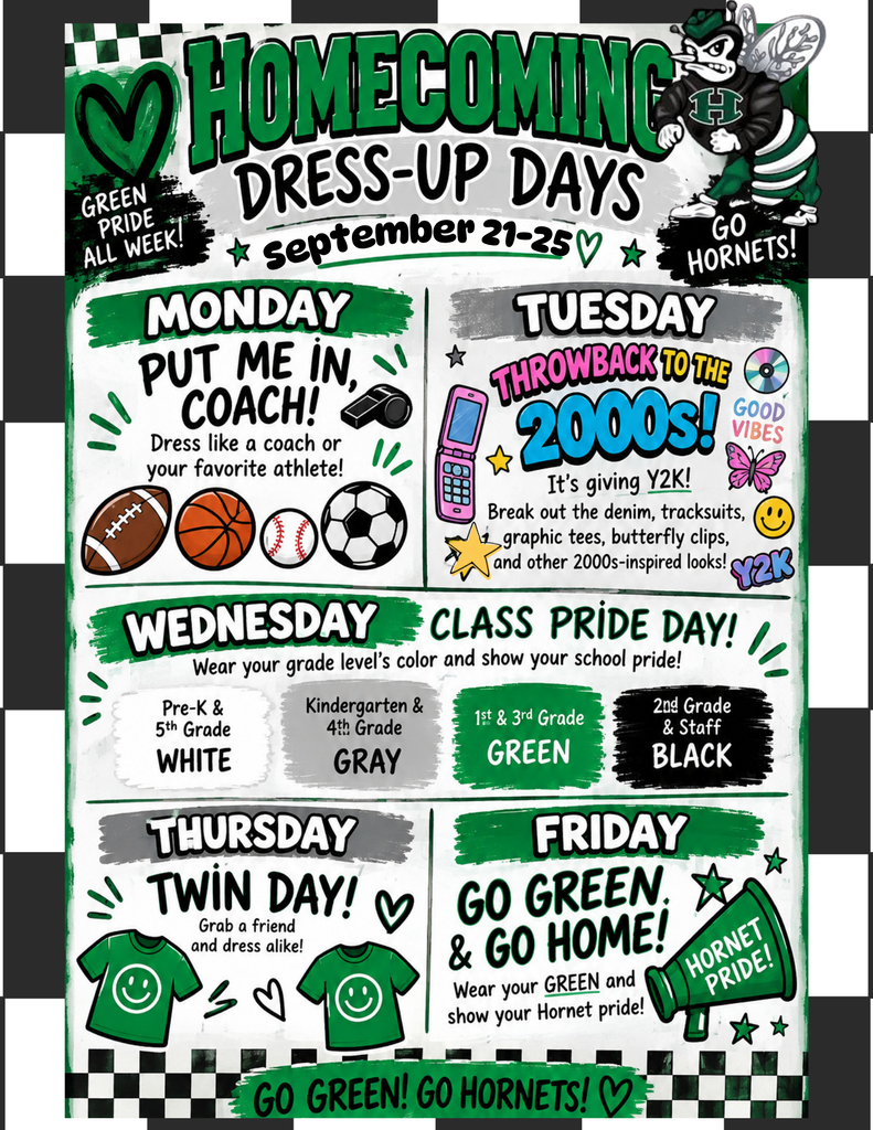 Homecoming Dress Up Days