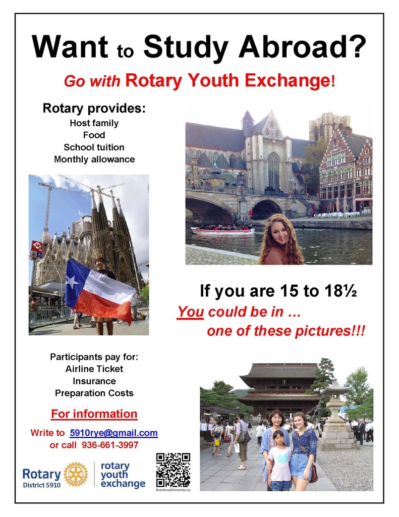 Want to Study Abroad flyer