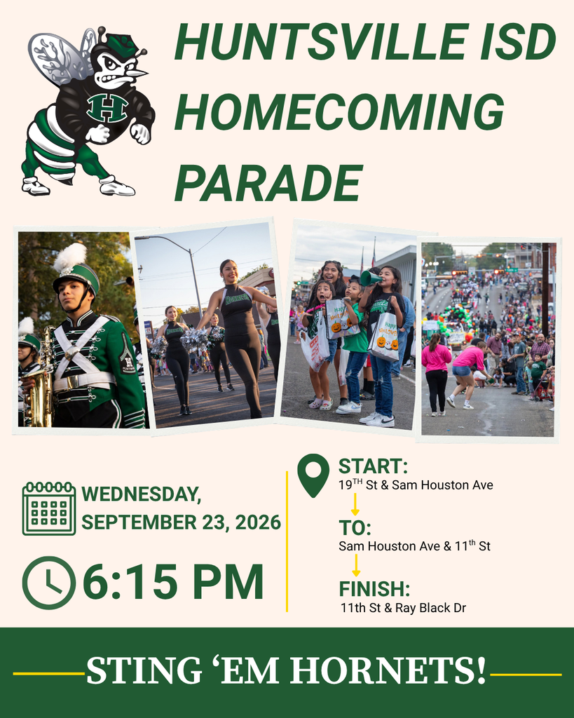 Huntsville ISD Homecoming Parade