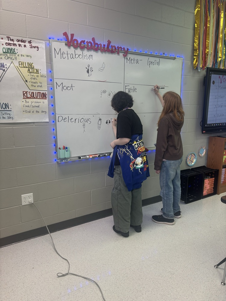 HMS students learning