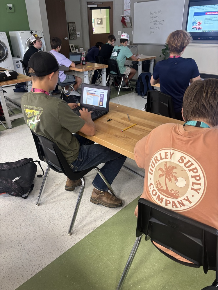 HMS students learning