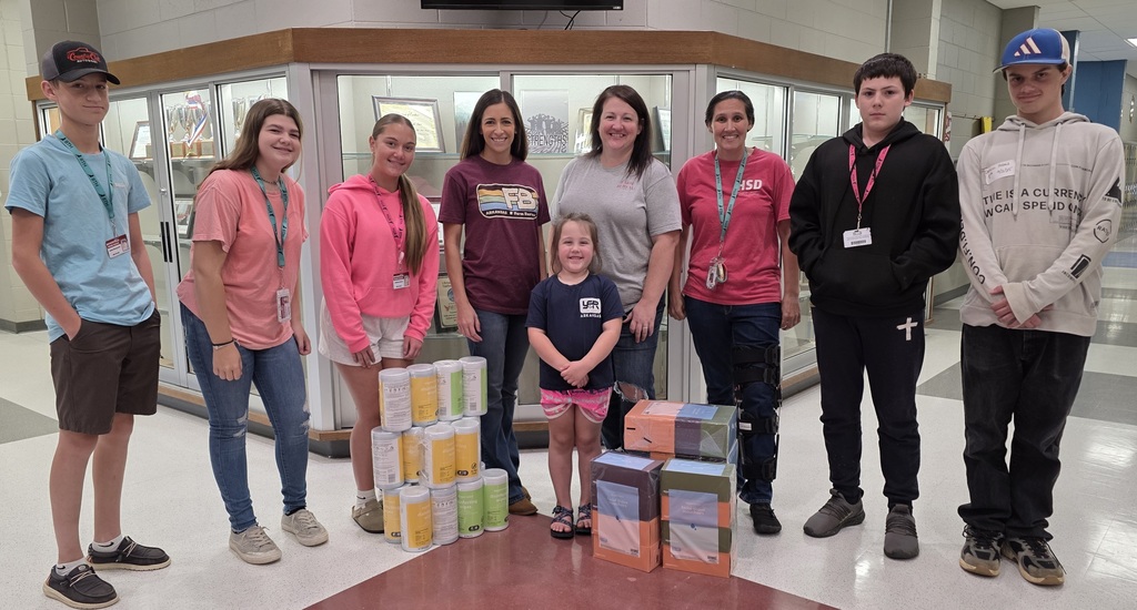 Donation of disinfectant wipes and tissues