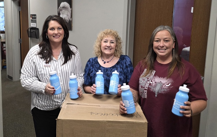 water bottle donation