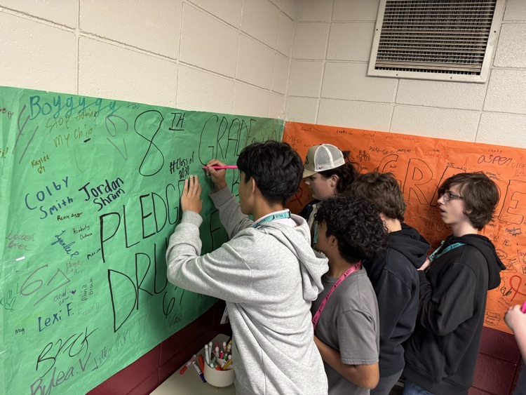 Red Ribbon pledge to be drug free!