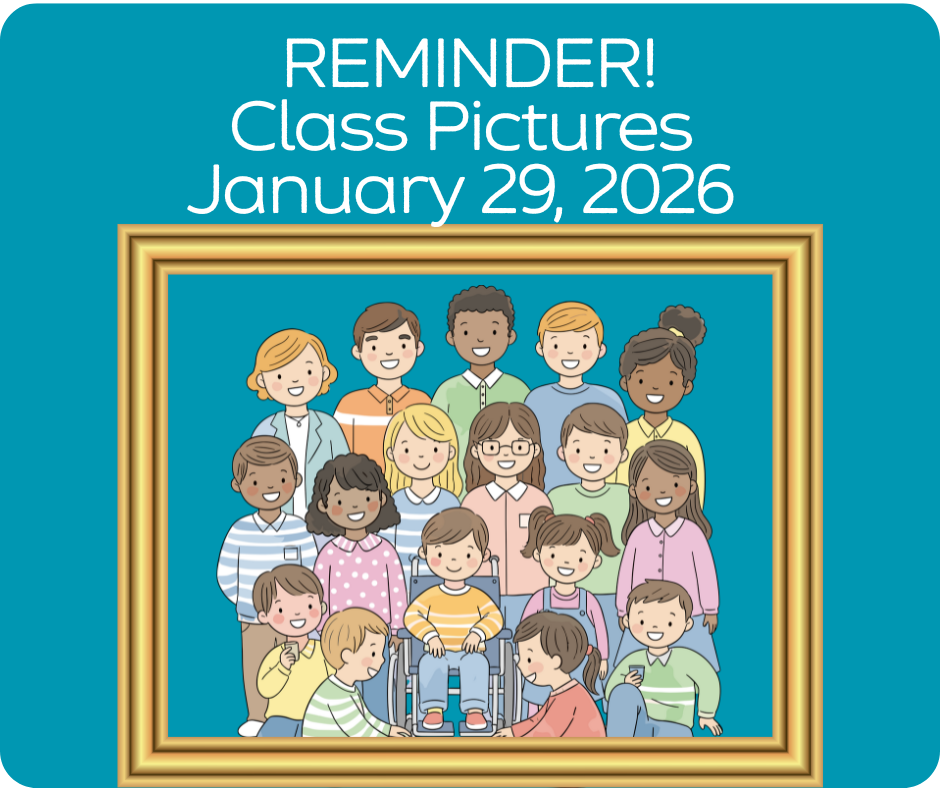 Heritage Portraits will be at Watson Primary for CLASS PICTURES January 29, 2026