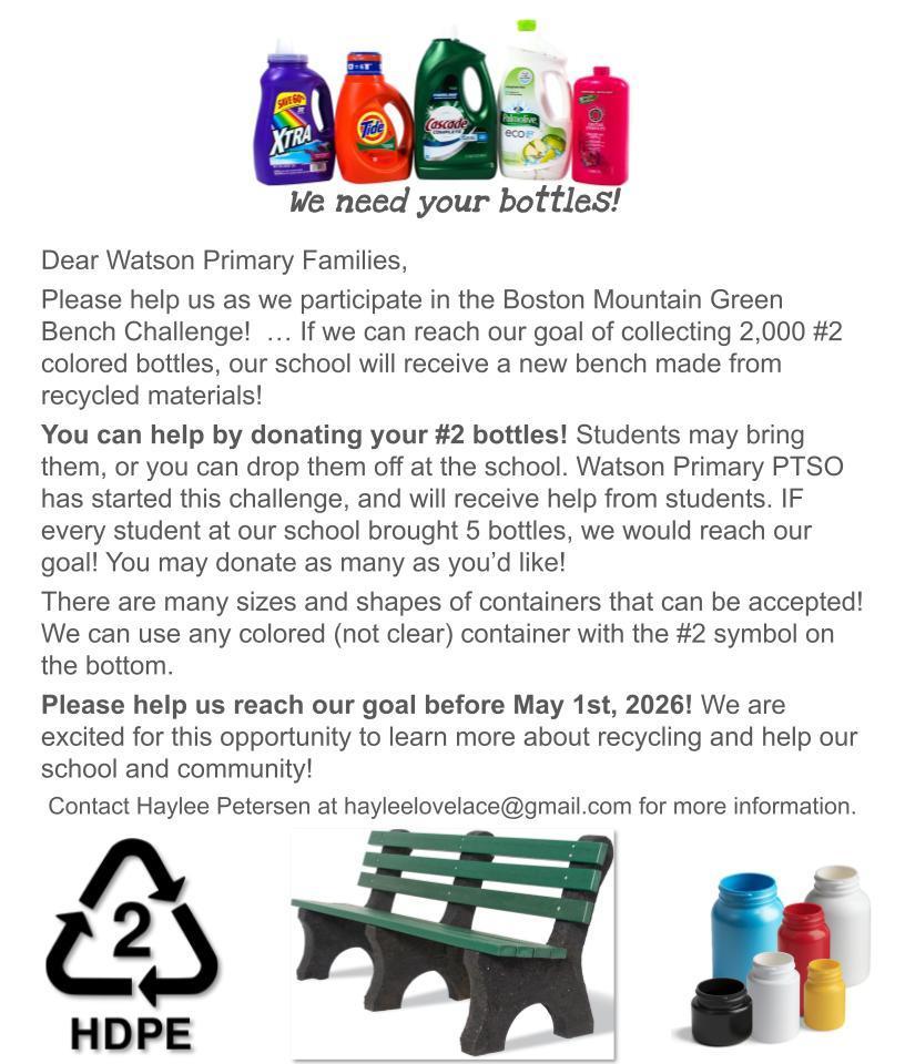 Green Bench Challenge 