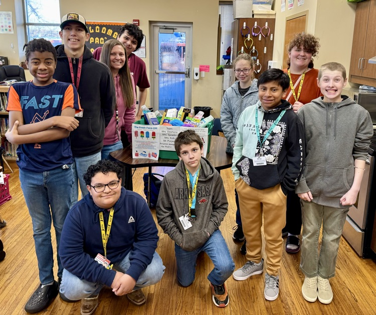 Team for hygiene drive.