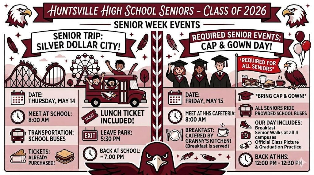 This Week's Senior Events