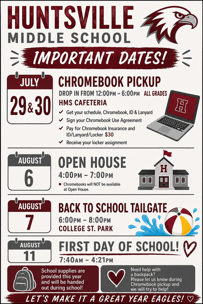 Important Back To School Dates 2026