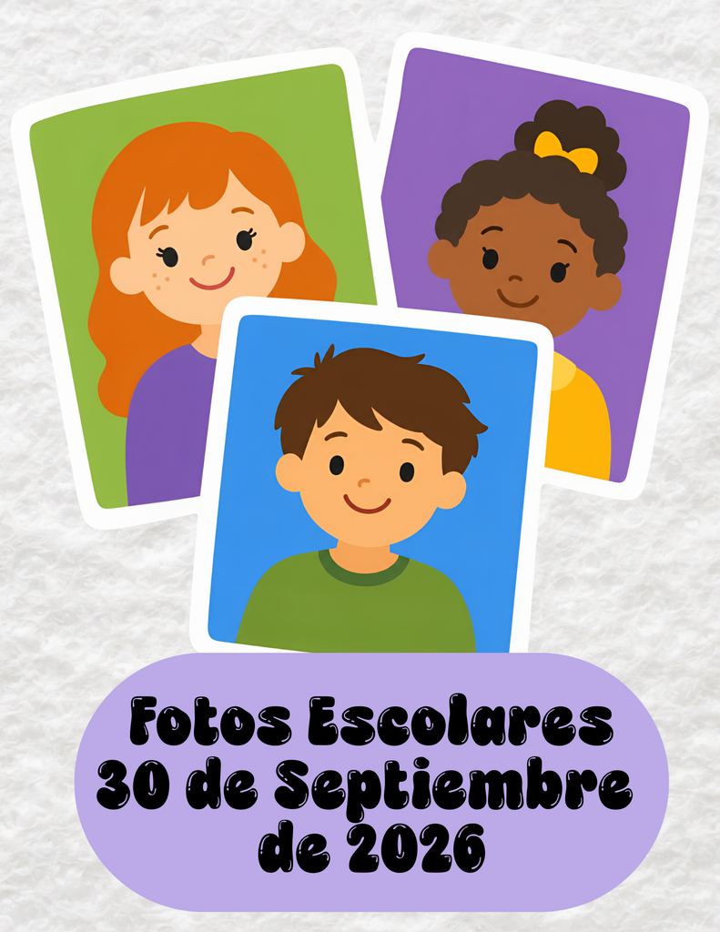 Fotos escolares 30 de septiembre de 2026