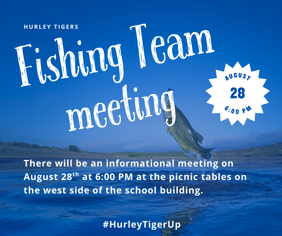 Blue & White Brush Modern Fishing Contest Facebook Post