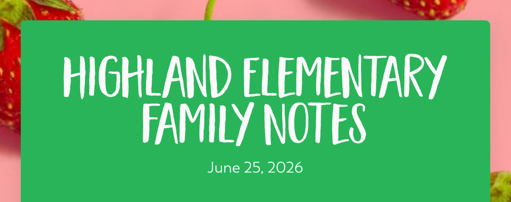 family notes header