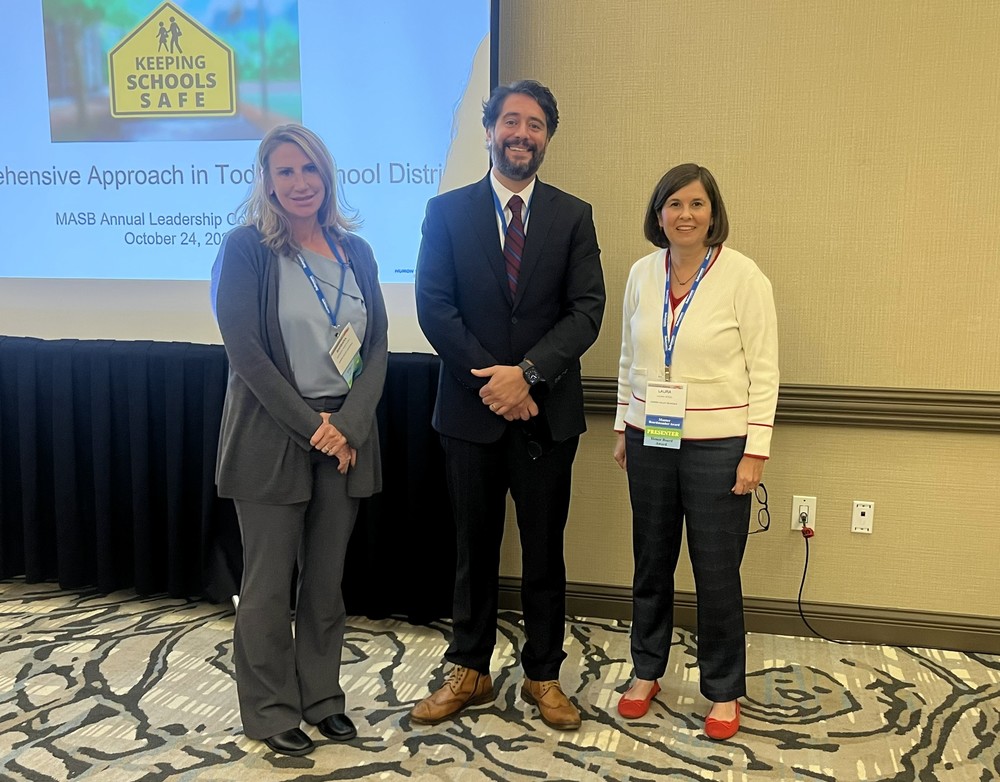 HVS leadership attends the Michigan Association of School Boards (MASB) Conference on “A Comprehensive Approach to School Safety.”