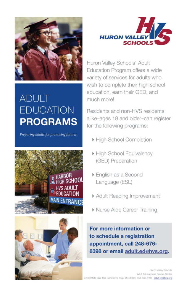 Photo including all the information needed to enroll in our program