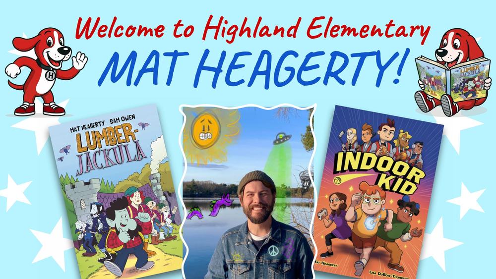 Author Mat Heagerty Visits Highland