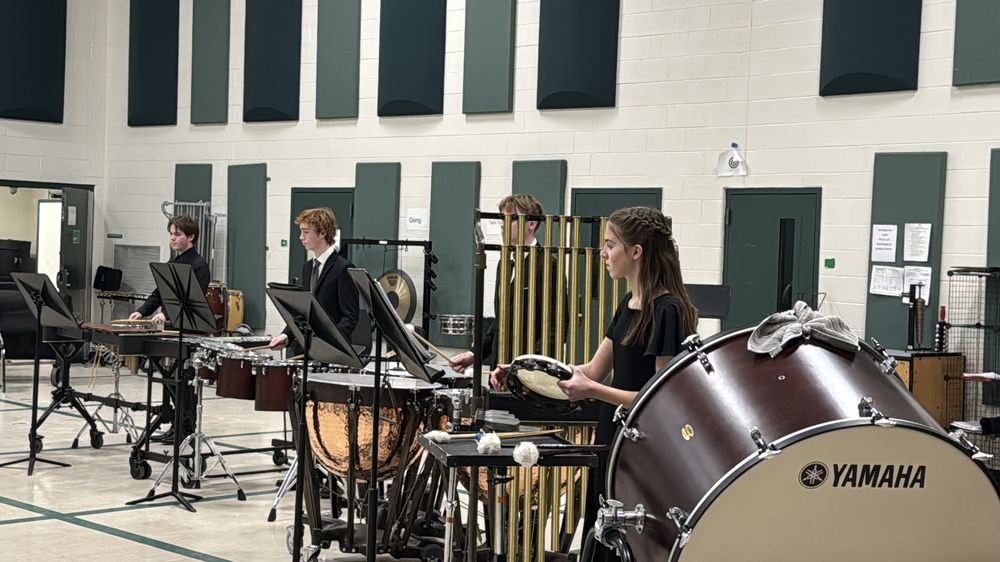 HVS band participates in Districts.