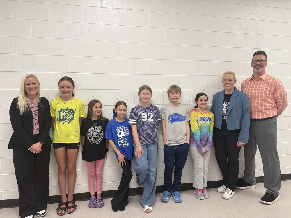Leadership students and staff who presented at the Board Meeting
