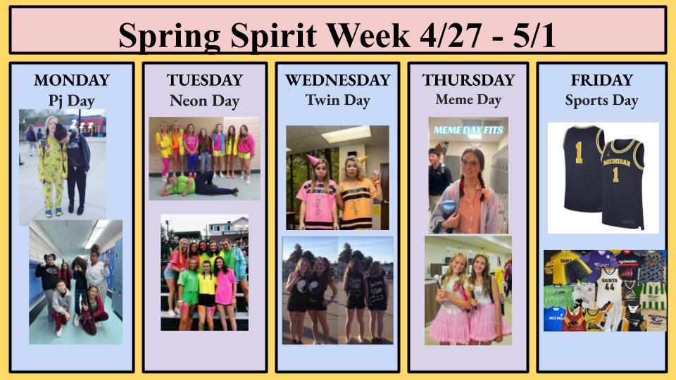 Spring Spirit Week
