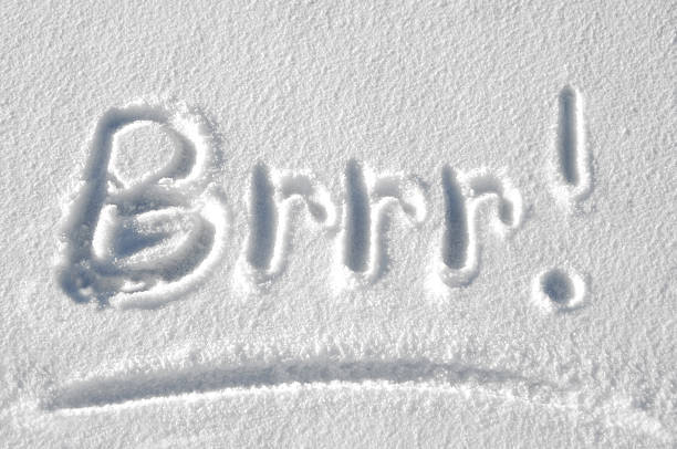 brrr! written in snow