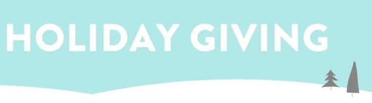 Our holiday giving tree is up and going.