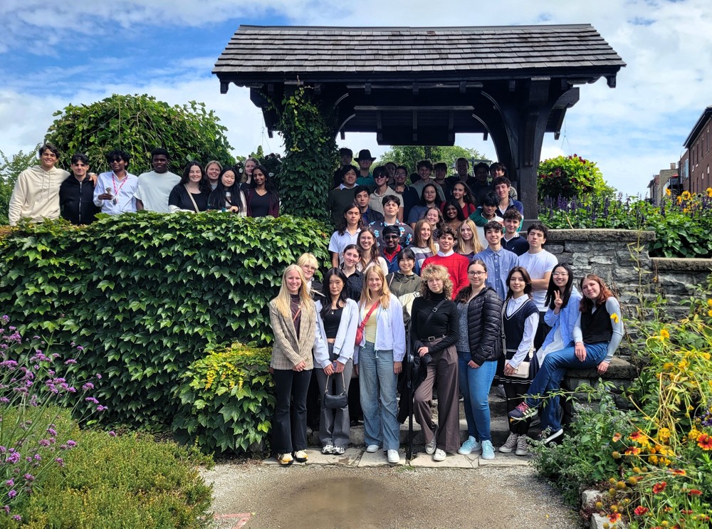 IAW students group photo in Stratford, Ontario