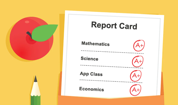 report card image