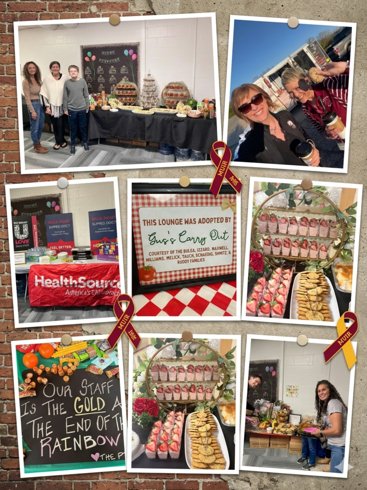 Colllage with images of tstaff enjoying the many celebrations throughout the year.