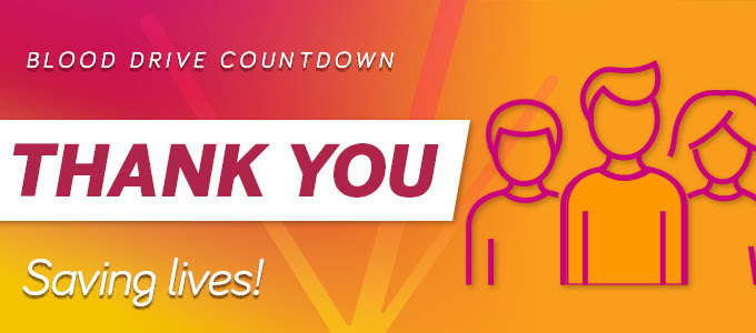 Blood Drive Thank you!