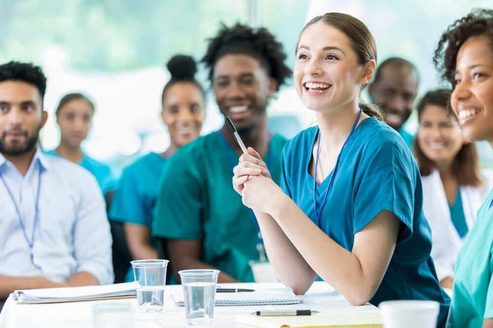 Picture of men amd women nurses