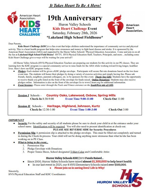 Sign up for the Kids Heart Challenge today!
