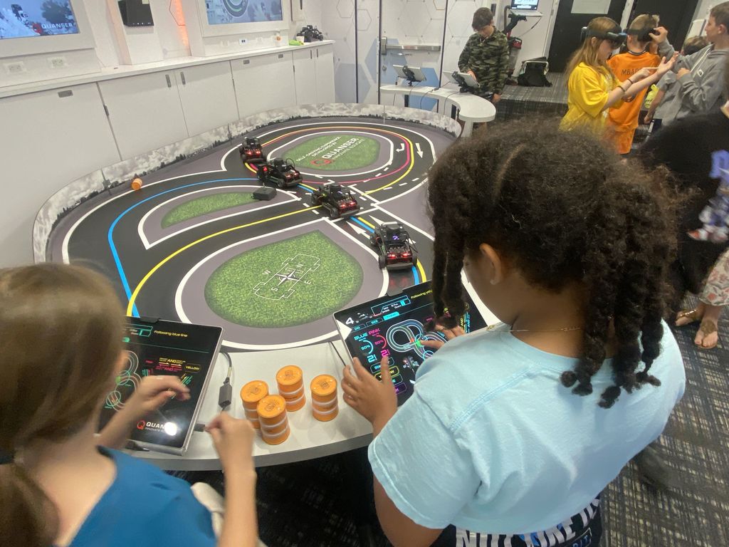 STEM girls driving