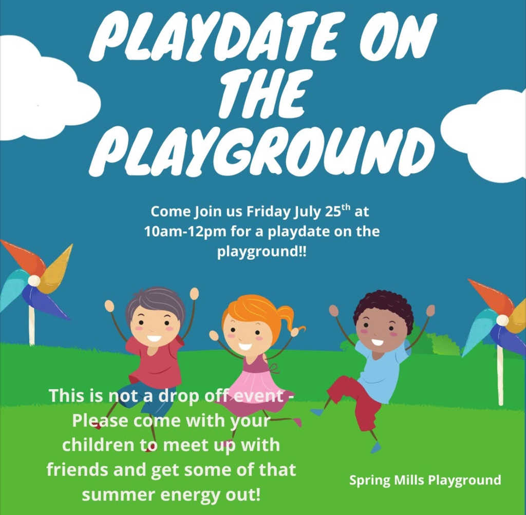 information about playdate at the school