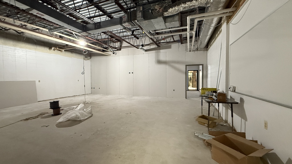 Construction at White Lake Middle School 