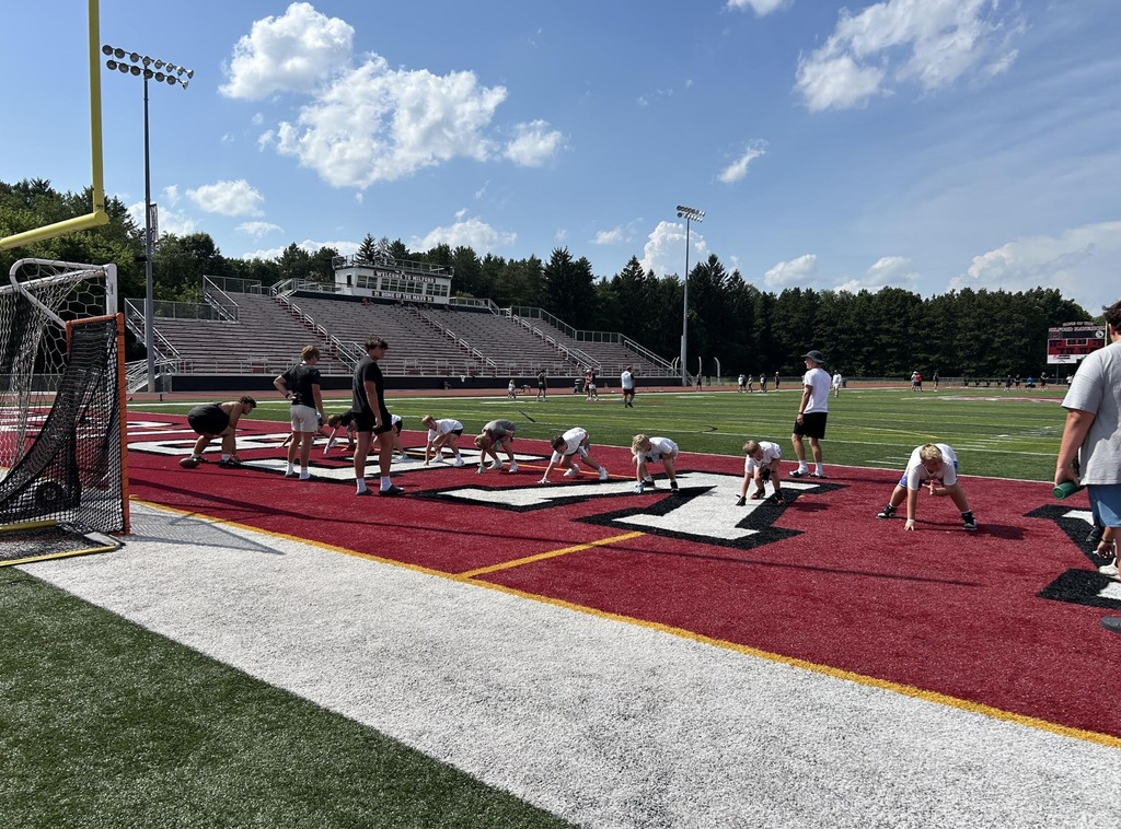 Pix from Future Maverick Football Camp at Milford High