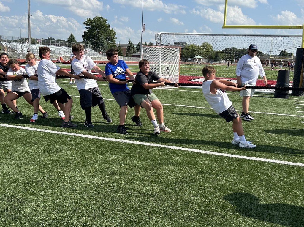 Pix from Future Maverick Football Camp at Milford High