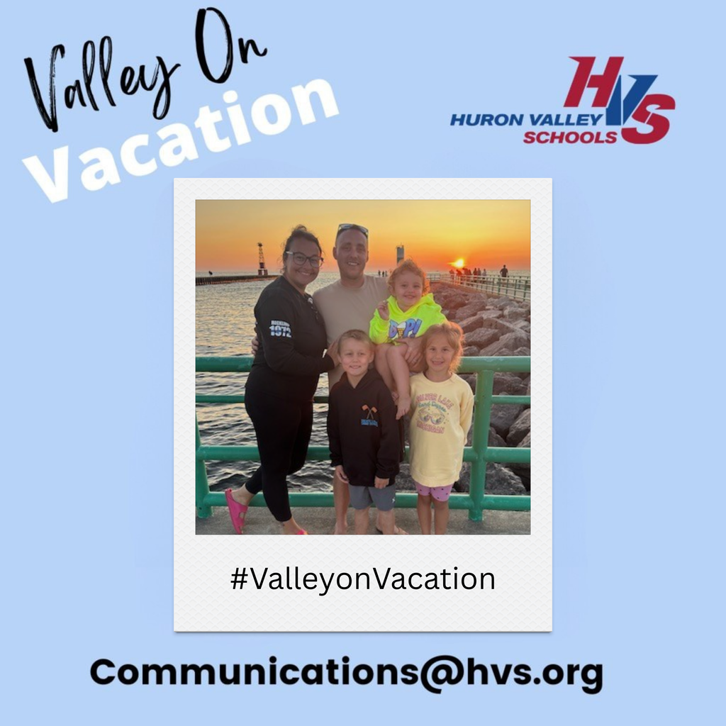 HVS student and family enjoy summertime in northern michgan.