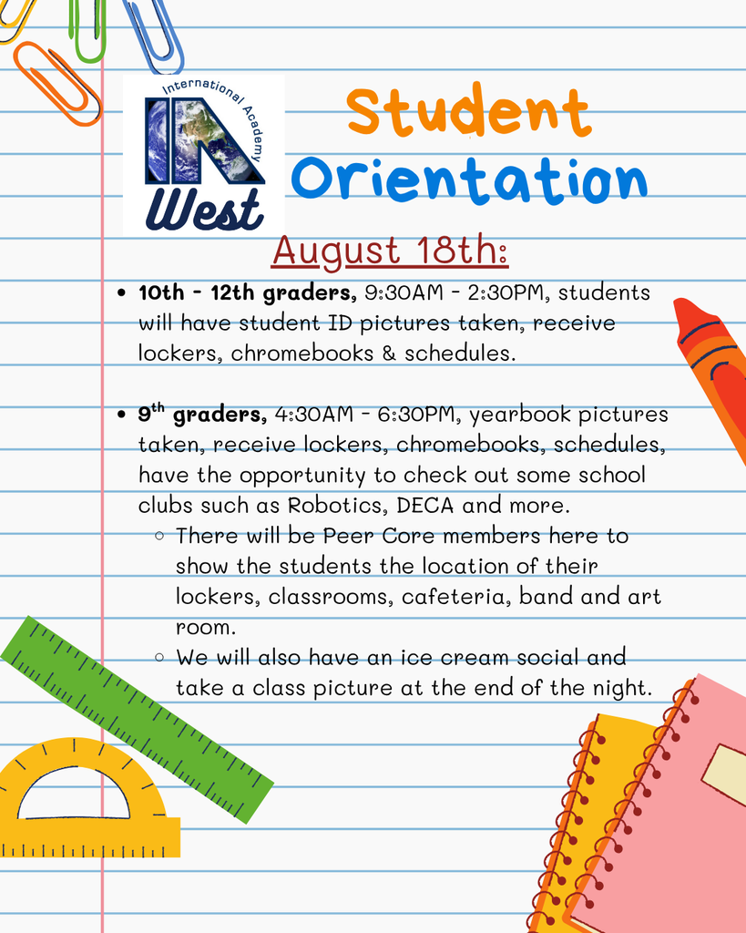 IAW Orientation info