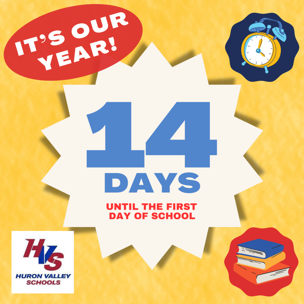 14 days until the first day of school